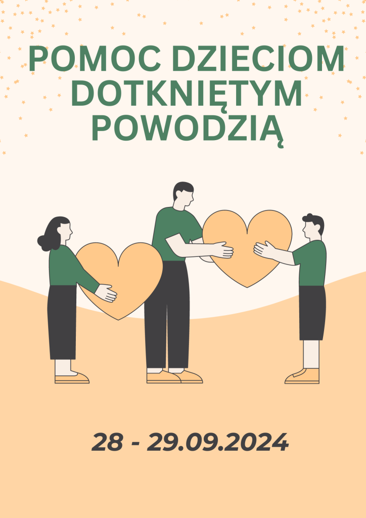 Pomoc dzieciom dotkniętym powodzią