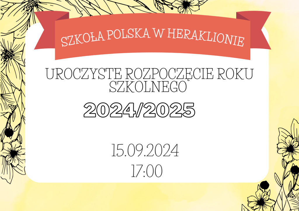 Uroczystość Rozpoczęcia Roku Szkolnego 2024/2025