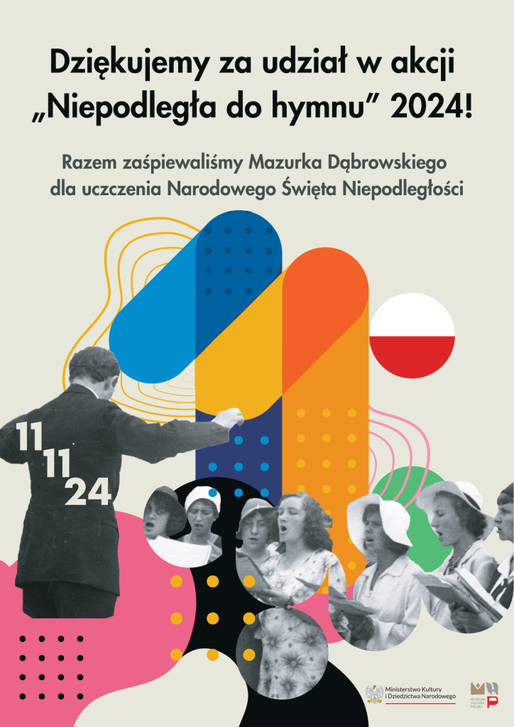 Podziękowania za udział w akcji „Niepodległa do hymnu” 2024!