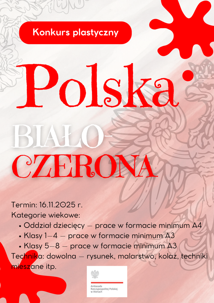 Konkurs plastyczny „Polska biało-czerwona”