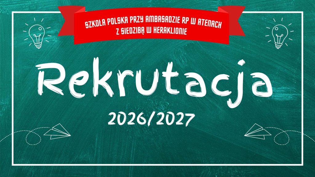 REKRUTACJA 2026/2027 SP HERAKLION