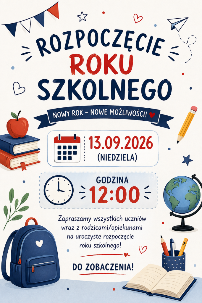 Rozpoczęcie roku szkolnego 2026/2027